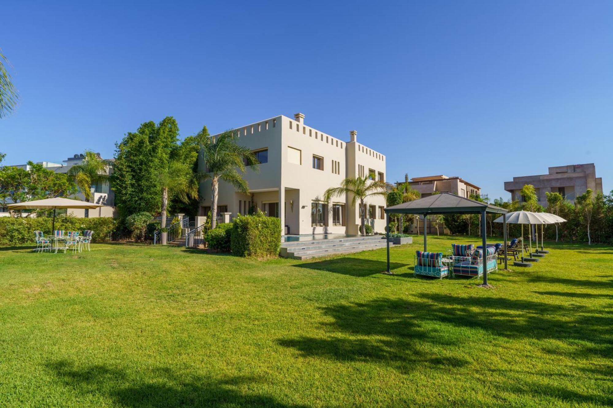 Villa Naciri En Plein Golf Avec Vue Sur Atlas مراكش المظهر الخارجي الصورة